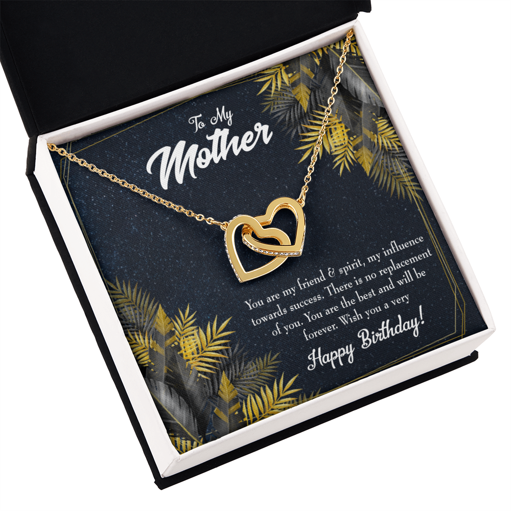 To Mom You Are My Friend Birthday Message Inseparable Necklace-Express Your Love Gifts