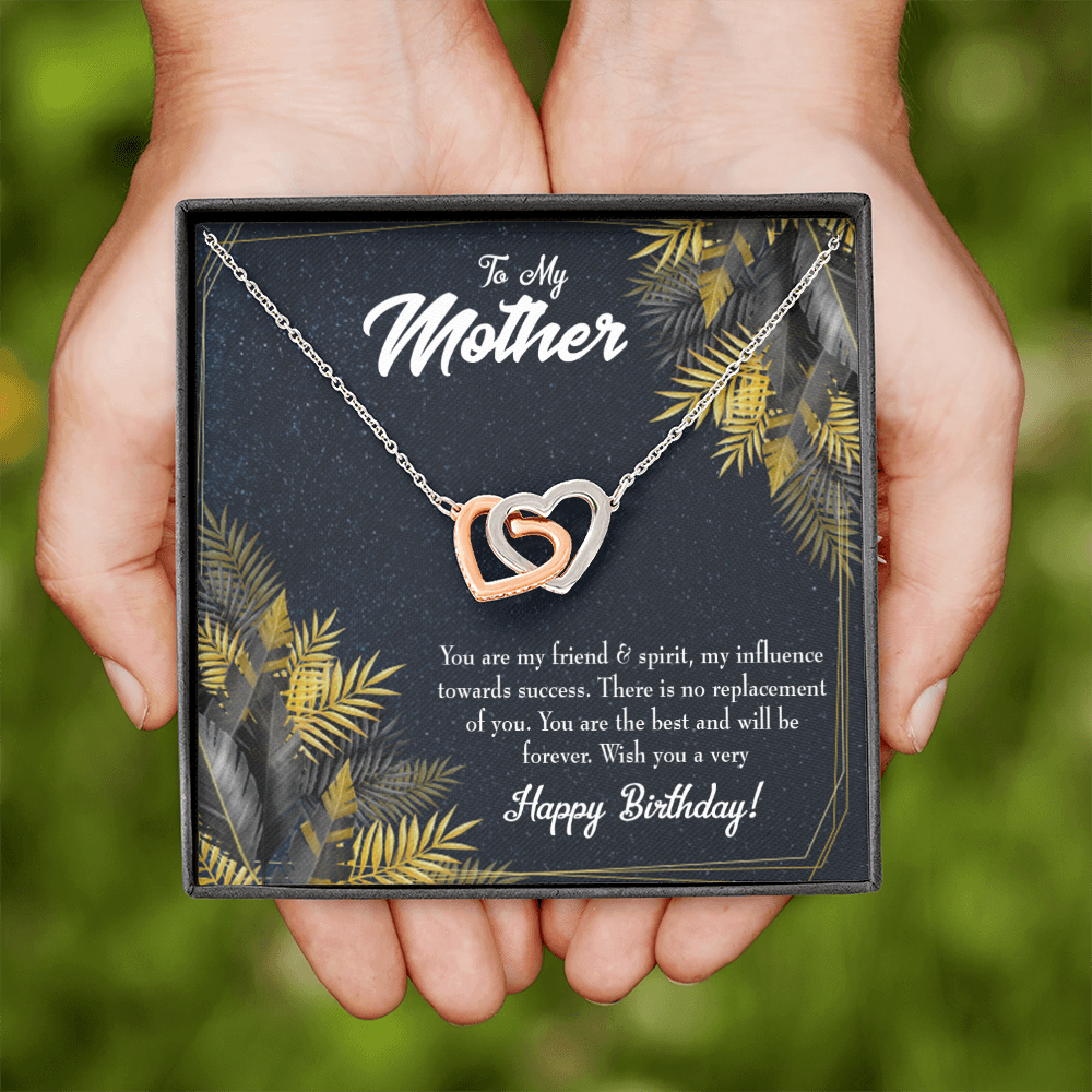 To Mom You Are My Friend Birthday Message Inseparable Necklace-Express Your Love Gifts