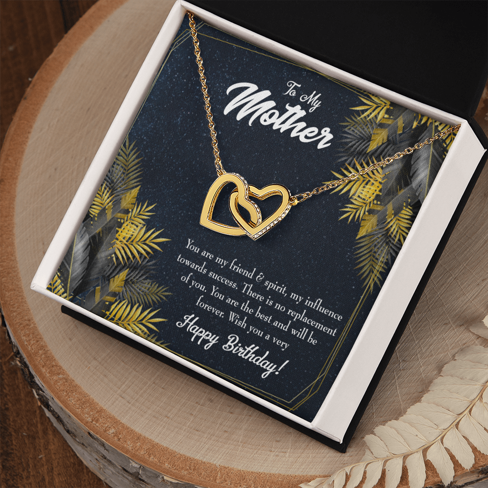 To Mom You Are My Friend Birthday Message Inseparable Necklace-Express Your Love Gifts