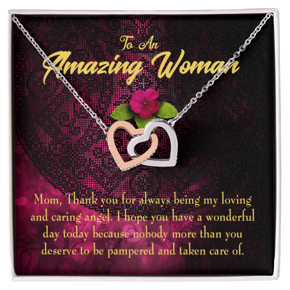 To Mom You Deserved the Pamper Inseparable Necklace-Express Your Love Gifts