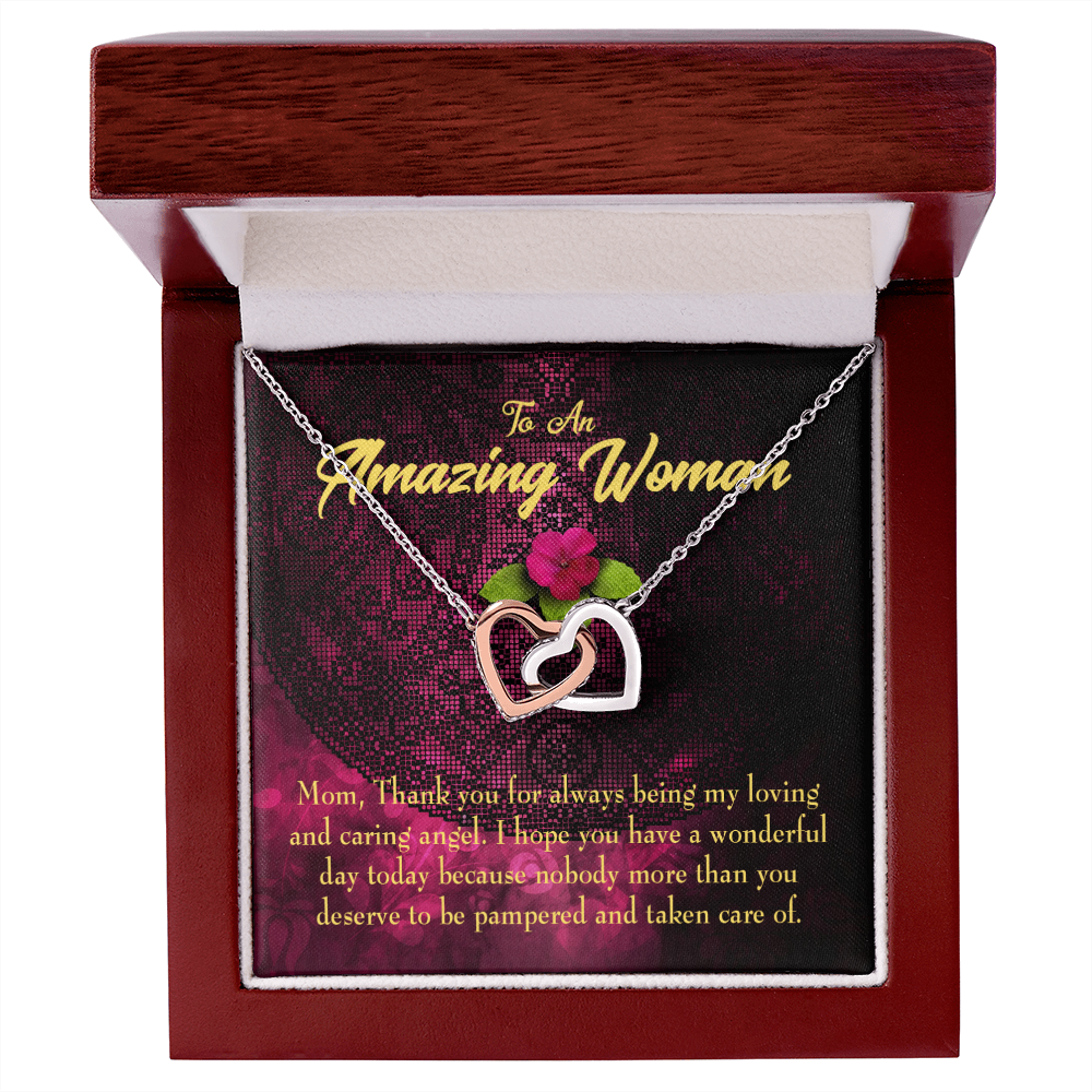 To Mom You Deserved the Pamper Inseparable Necklace-Express Your Love Gifts