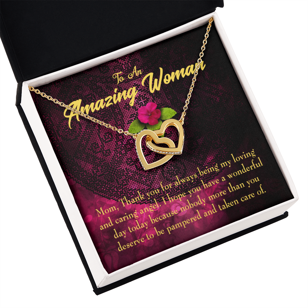 To Mom You Deserved to be Pampered Inseparable Necklace-Express Your Love Gifts