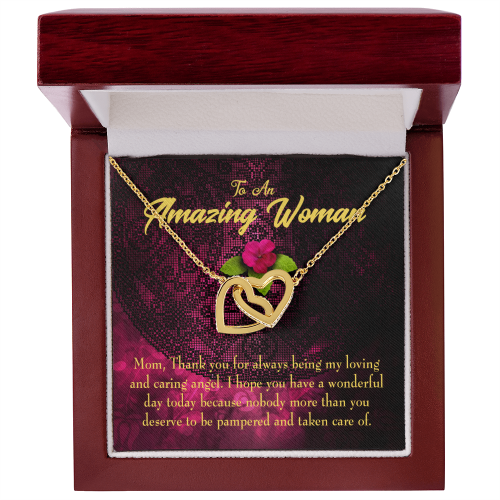 To Mom You Deserved to be Pampered Inseparable Necklace-Express Your Love Gifts