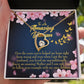 To Mom You Loved Me Forever Necklace w Message Card-Express Your Love Gifts