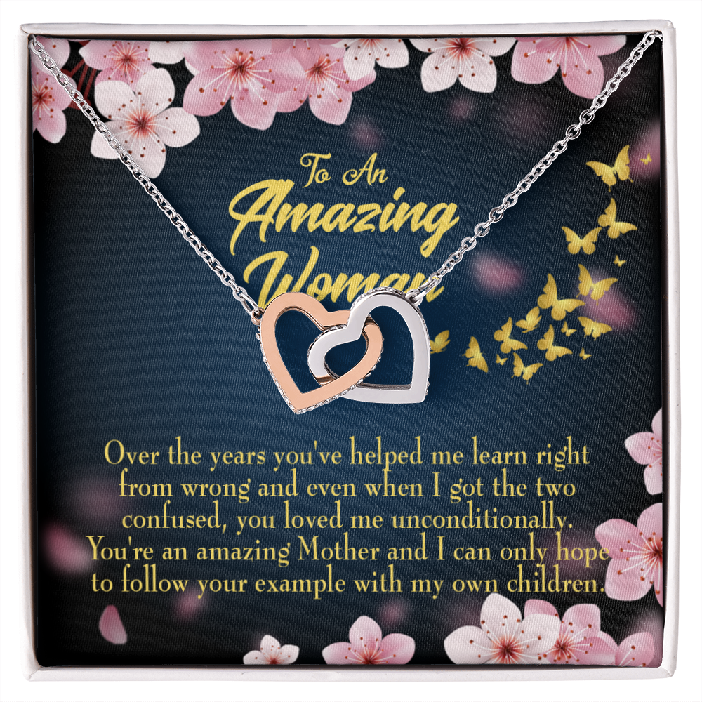 To Mom You Loved Me Over the Years Inseparable Necklace-Express Your Love Gifts
