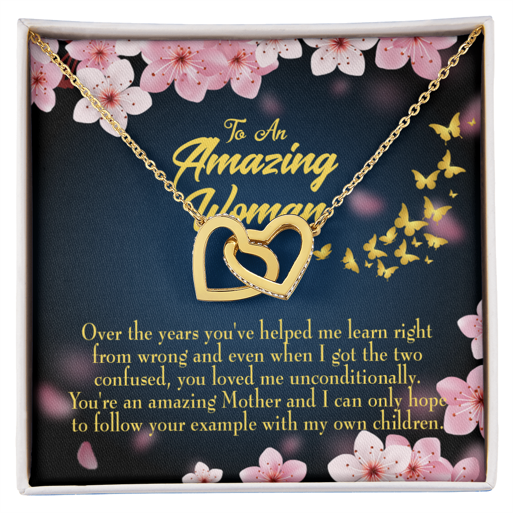 To Mom You Loved Me Over the Years Inseparable Necklace-Express Your Love Gifts