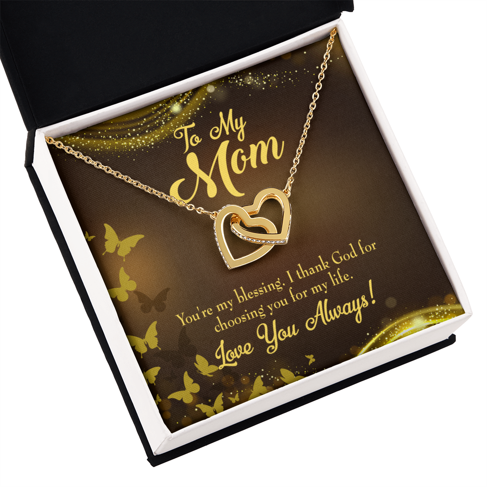 To Mom You're my Blessing Inseparable Necklace-Express Your Love Gifts