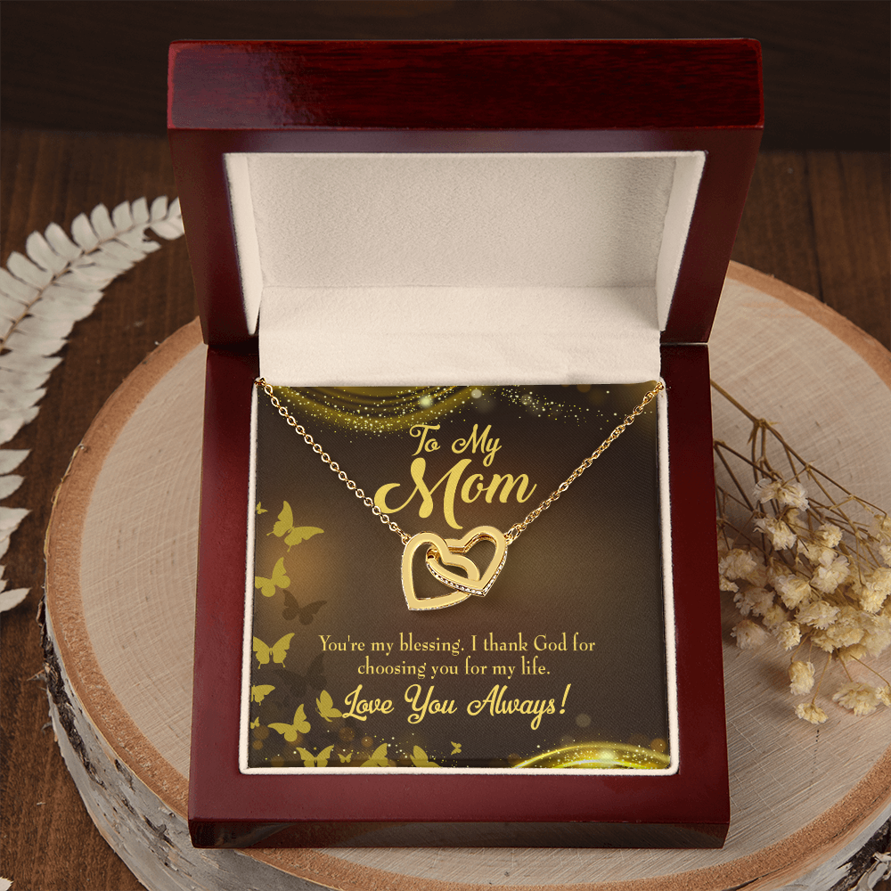 To Mom You're my Blessing Inseparable Necklace-Express Your Love Gifts