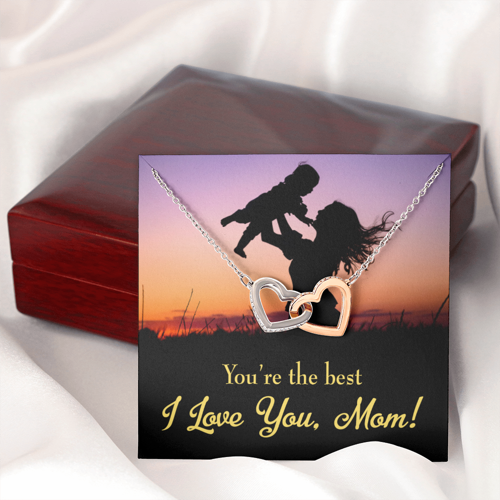 To Mom You're the Best Inseparable Necklace-Express Your Love Gifts