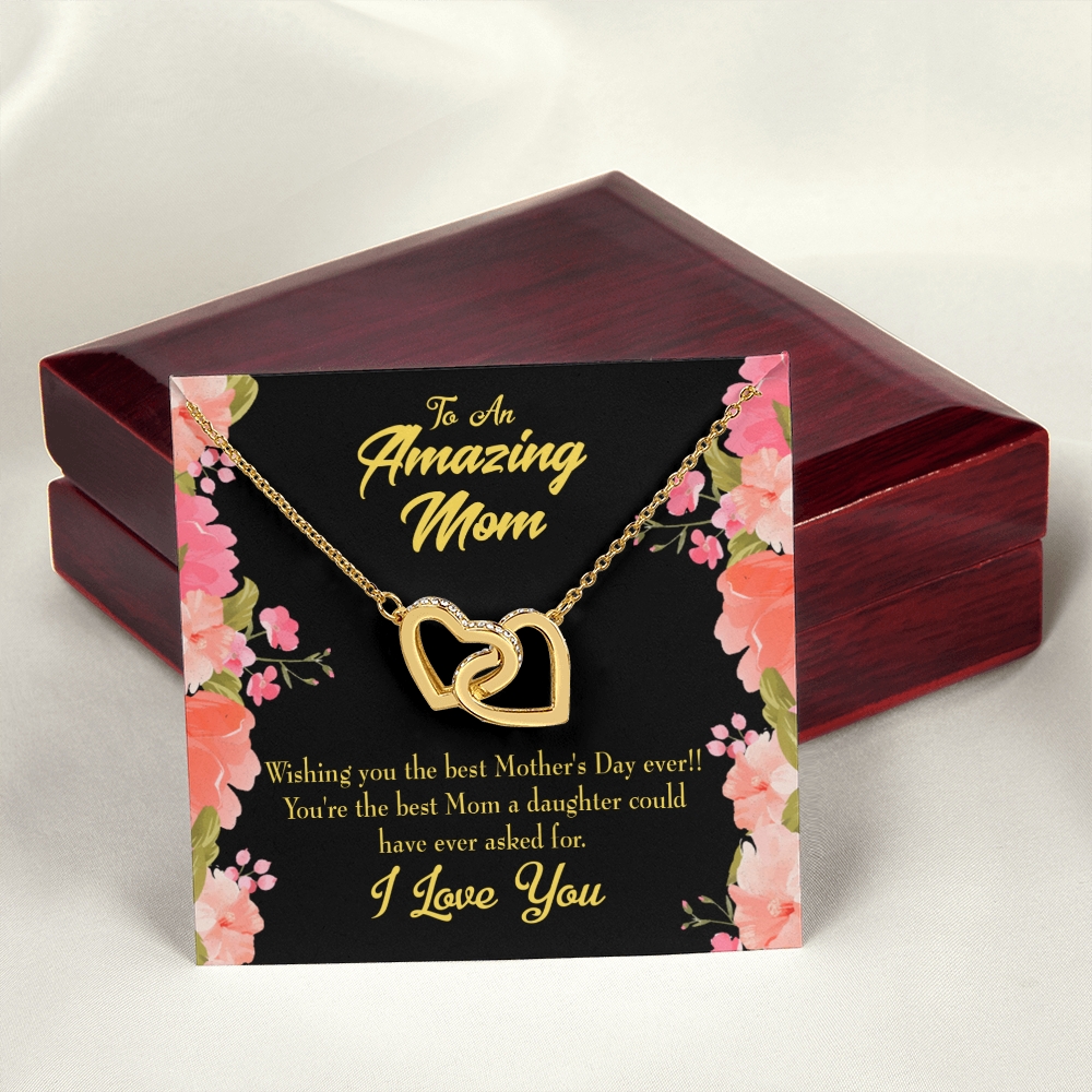 To Mom You're the Best Mom Inseparable Necklace-Express Your Love Gifts