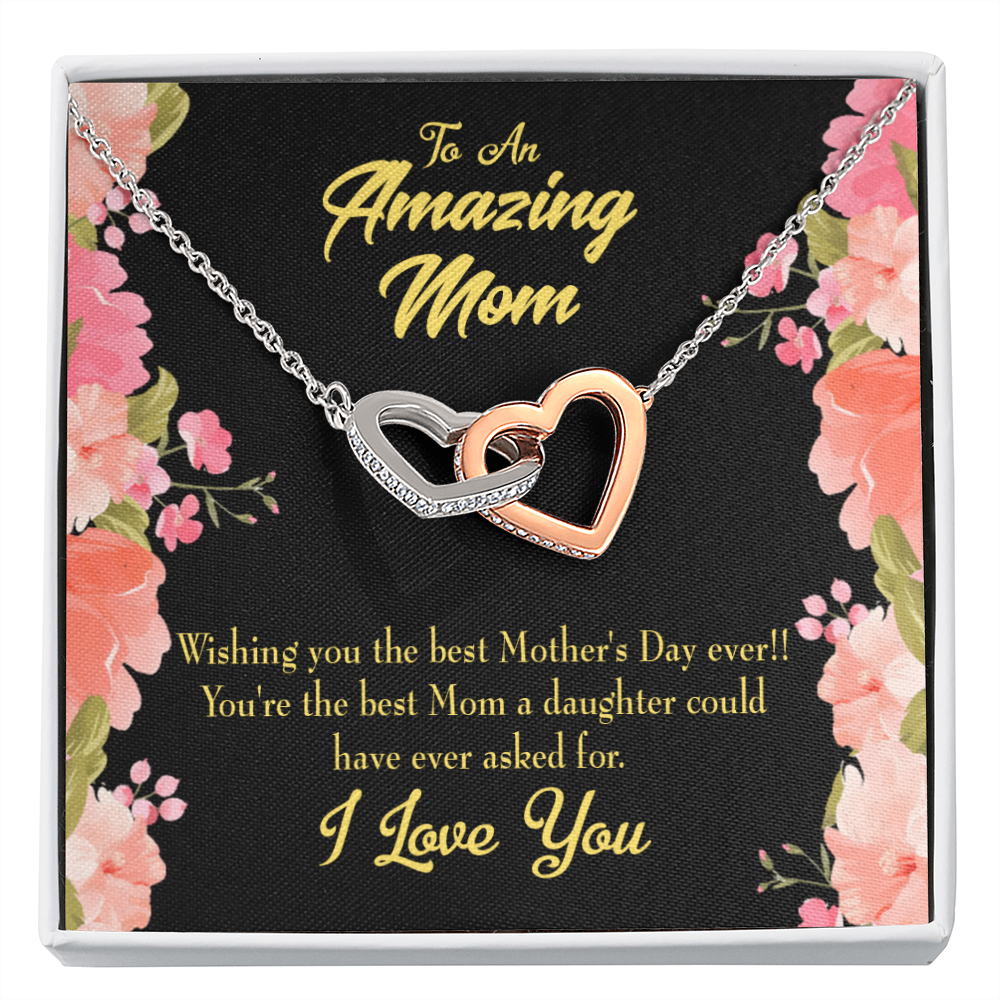 To Mom You're the Best Mom Inseparable Necklace-Express Your Love Gifts