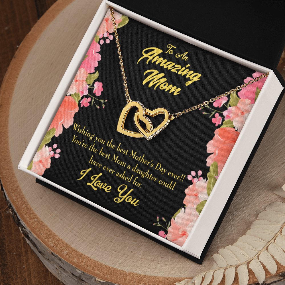 To Mom You're the Best Mom Inseparable Necklace-Express Your Love Gifts