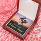 To Mom You're the Best Spanish Forever Necklace w Message Card-Express Your Love Gifts