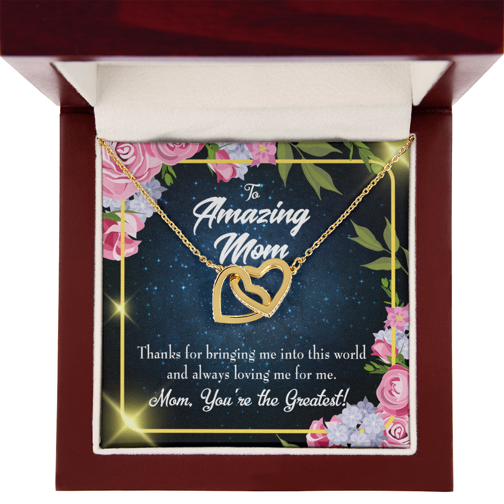 To Mom You're the Greatest Inseparable Necklace-Express Your Love Gifts