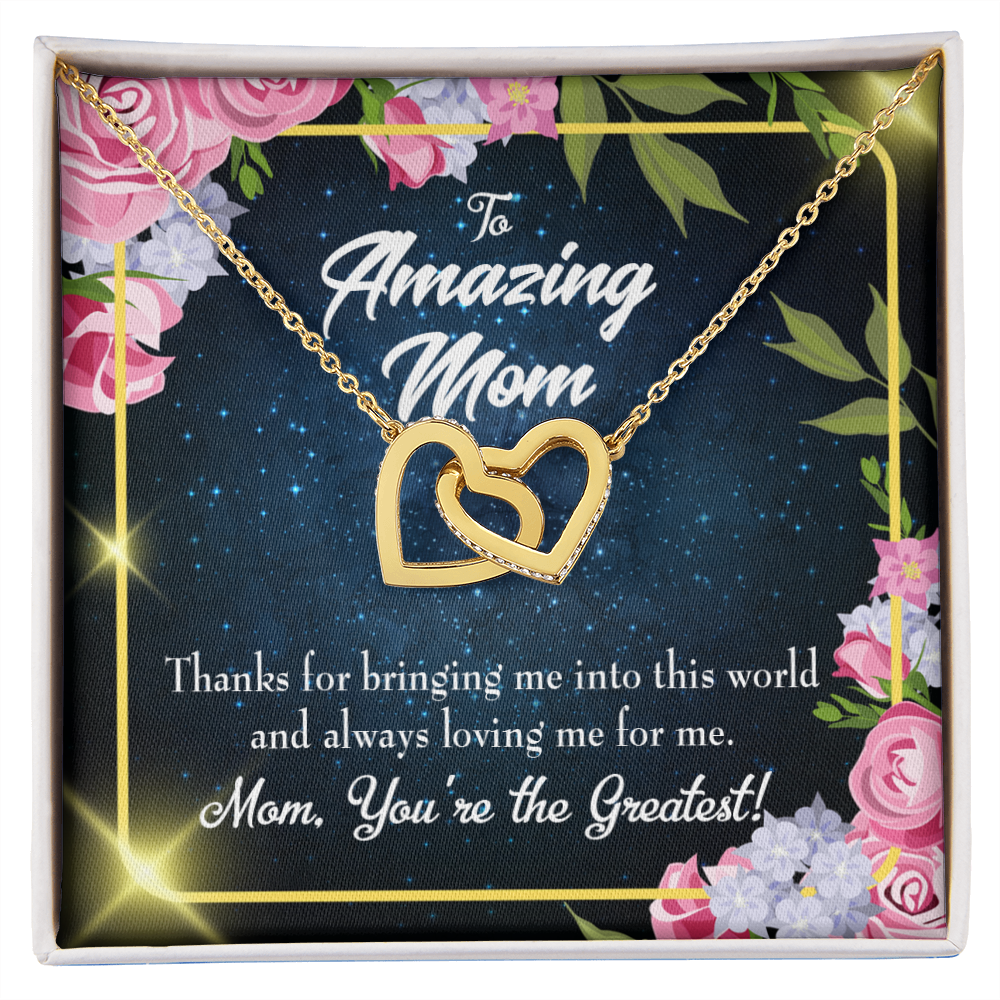 To Mom You're the Greatest Inseparable Necklace-Express Your Love Gifts