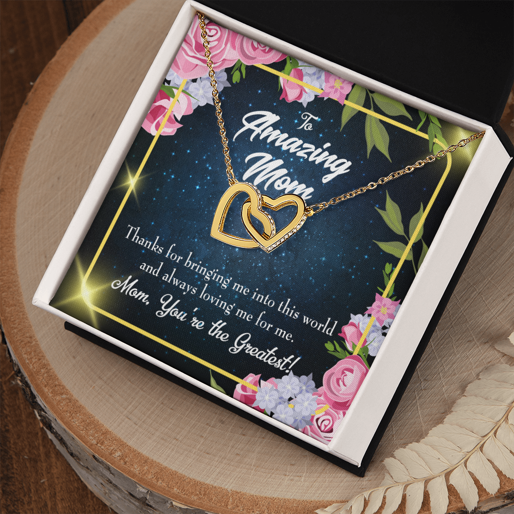 To Mom You're the Greatest Inseparable Necklace-Express Your Love Gifts