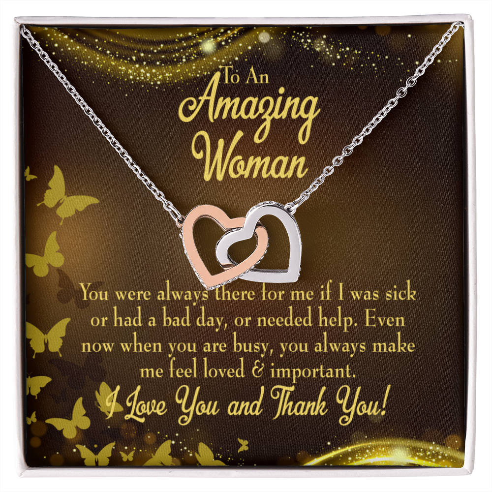 To Mom You Were Always There Inseparable Necklace-Express Your Love Gifts