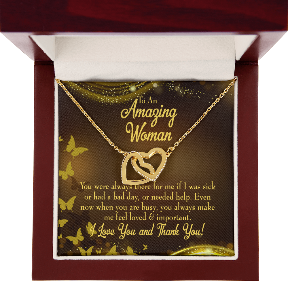 To Mom You Were Always There Inseparable Necklace-Express Your Love Gifts