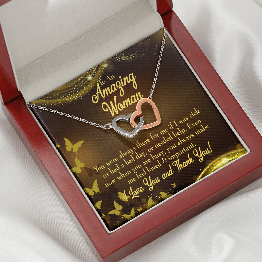 To Mom You Were Always There Inseparable Necklace-Express Your Love Gifts