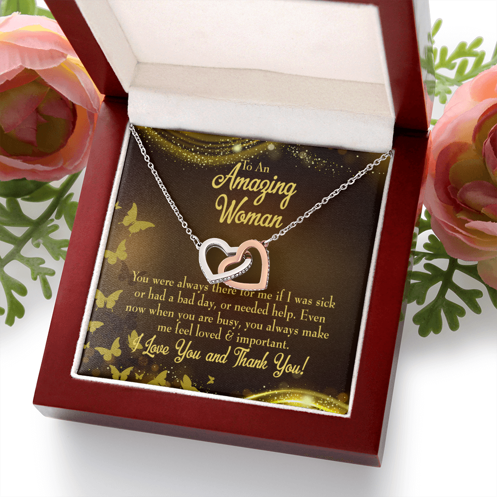 To Mom You Were Always There Inseparable Necklace-Express Your Love Gifts