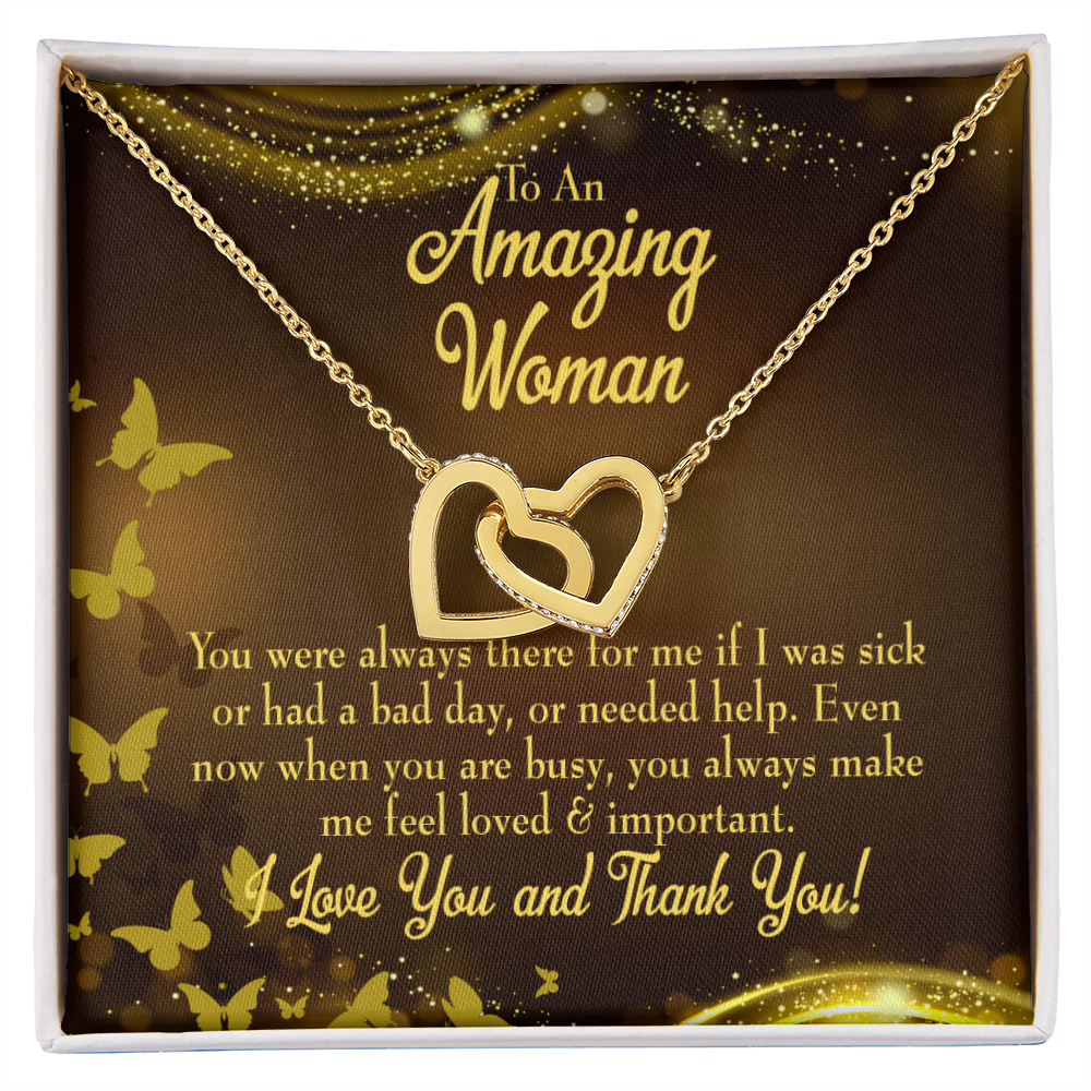 To Mom You Were Always There Inseparable Necklace-Express Your Love Gifts