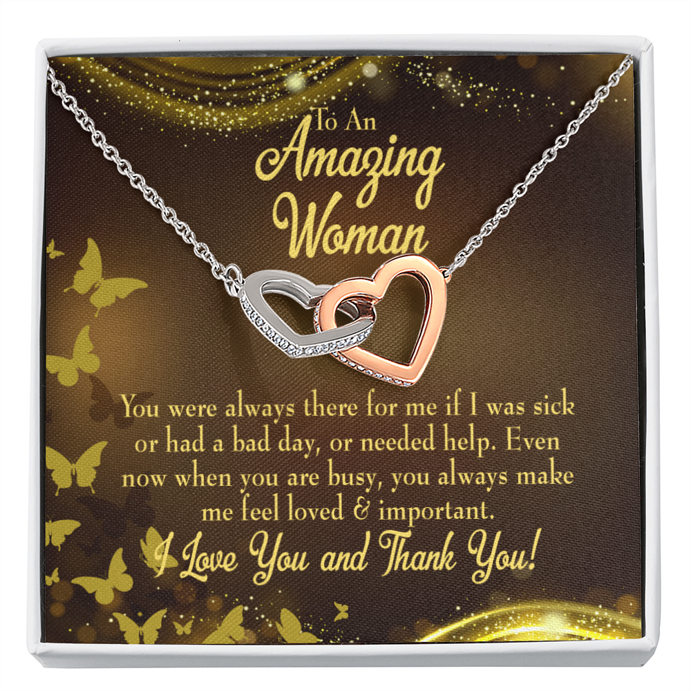 To Mom You Were Always There Inseparable Necklace-Express Your Love Gifts