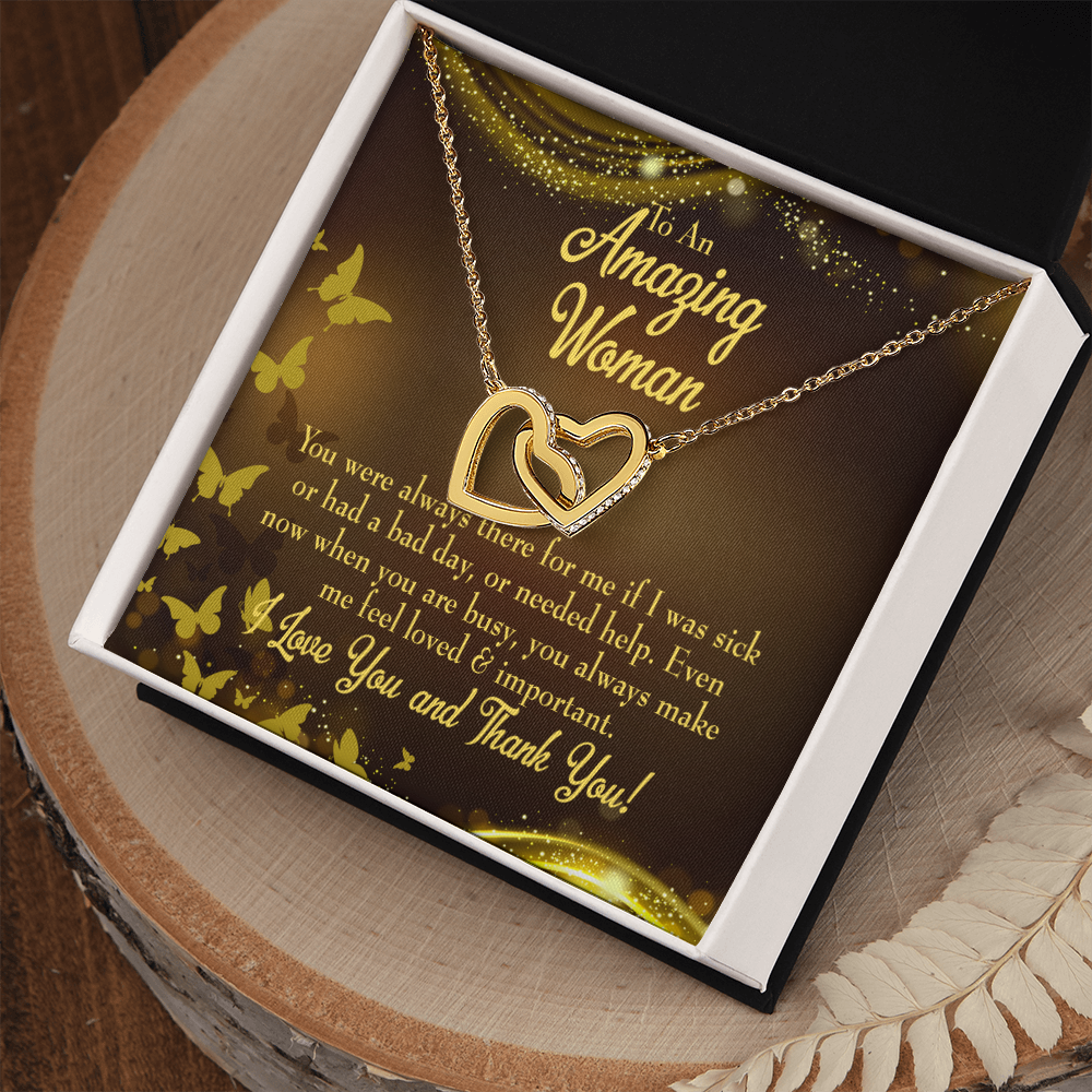 To Mom You Were Always There Inseparable Necklace-Express Your Love Gifts