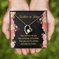 To Mother-in-Law How Fortunate Forever Necklace w Message Card-Express Your Love Gifts