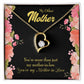 To Mother-in-Law Not Just Mother-in-Law Forever Necklace w Message Card-Express Your Love Gifts