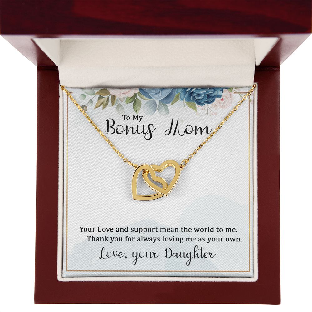 To My Bonus Mom Inseparable Necklace-Express Your Love Gifts