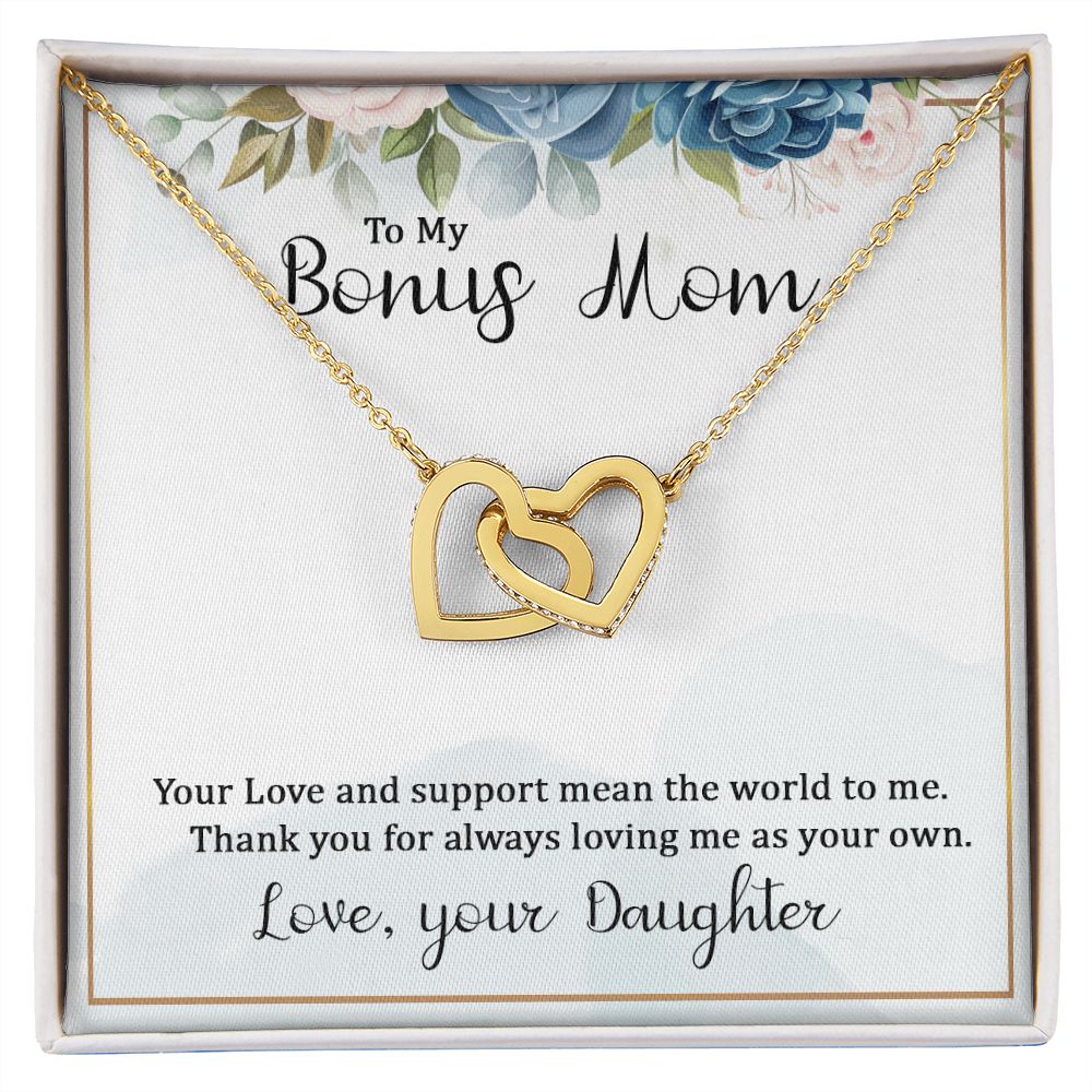 To My Bonus Mom Inseparable Necklace-Express Your Love Gifts