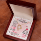 To My Daughter Always Be My Baby Girl From Mom Forever Necklace w Message Card-Express Your Love Gifts