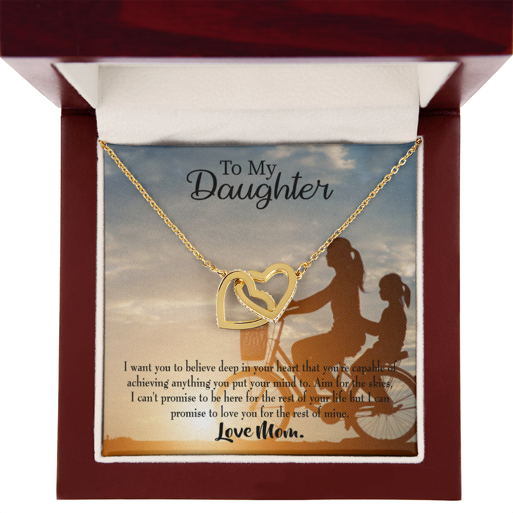 To My Daughter Believe Love Mom Inseparable Necklace-Express Your Love Gifts