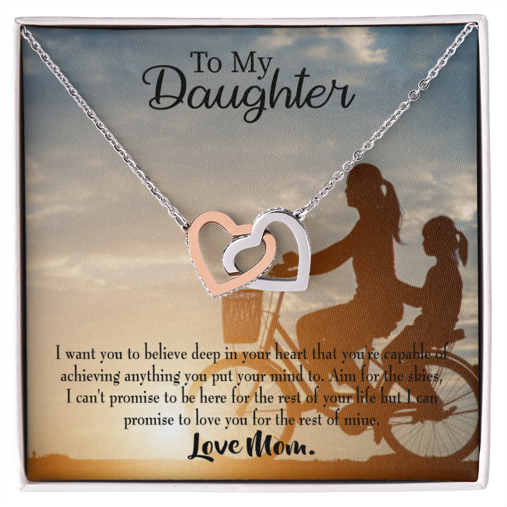 To My Daughter Believe Love Mom Inseparable Necklace-Express Your Love Gifts