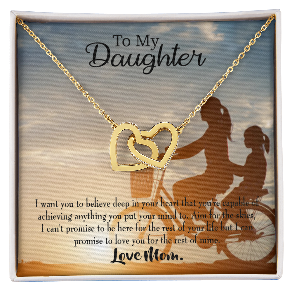 To My Daughter Believe Love Mom Inseparable Necklace-Express Your Love Gifts