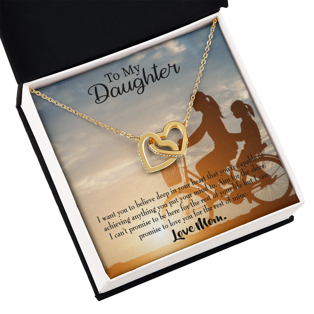 To My Daughter Believe Love Mom Inseparable Necklace-Express Your Love Gifts