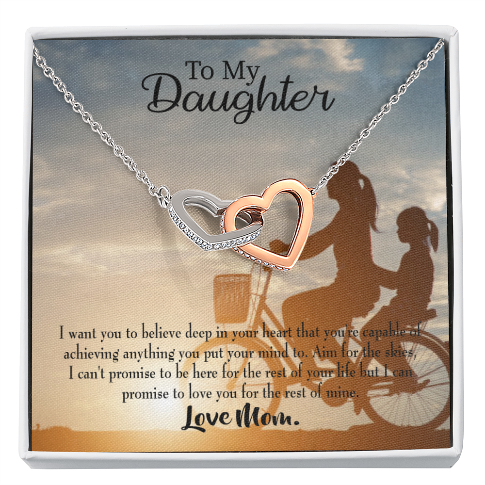 To My Daughter Believe Love Mom Inseparable Necklace-Express Your Love Gifts