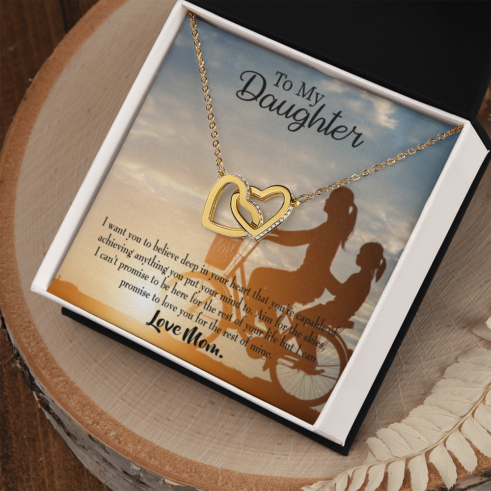 To My Daughter Believe Love Mom Inseparable Necklace-Express Your Love Gifts