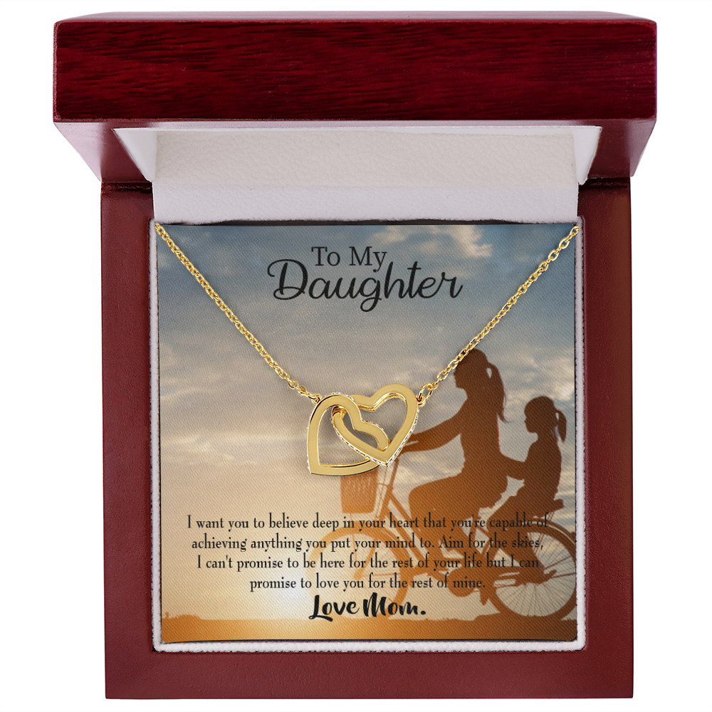 To My Daughter Believe Love Mom Inseparable Necklace-Express Your Love Gifts