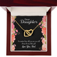 To My Daughter Dad's Baby Girl Inseparable Necklace-Express Your Love Gifts