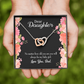 To My Daughter Dad's Baby Girl Inseparable Necklace-Express Your Love Gifts