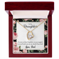 To My Daughter Dad's Magical and Miracle Daughter Forever Necklace w Message Card-Express Your Love Gifts
