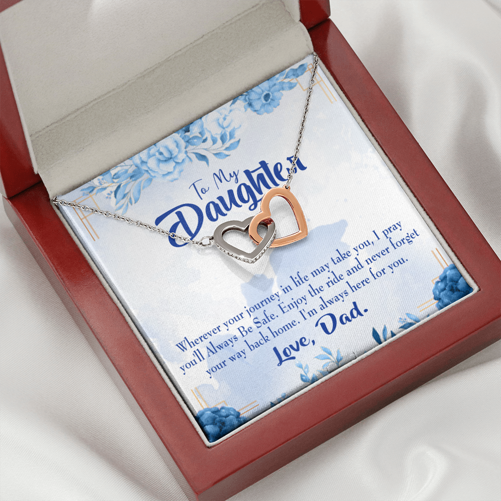 To My Daughter Dad's Prayer to Daughter Inseparable Necklace-Express Your Love Gifts