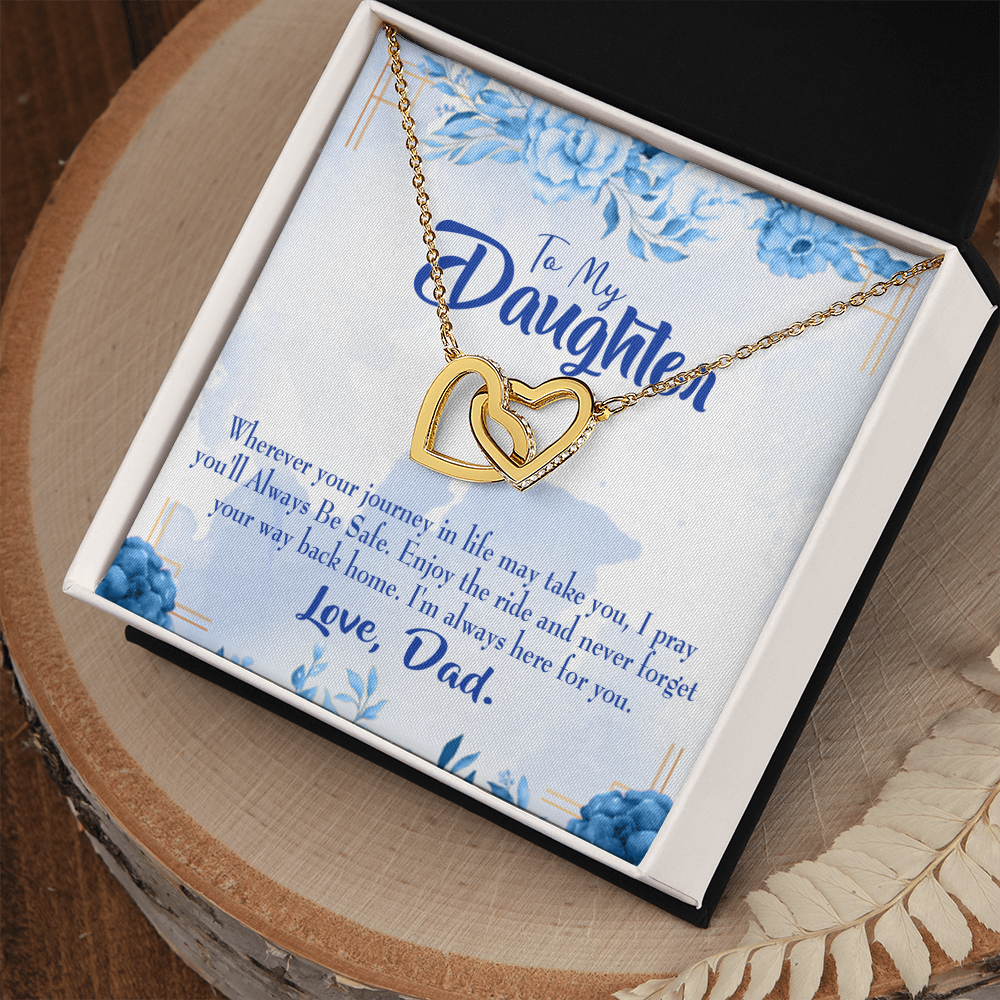 To My Daughter Dad's Prayer to Daughter Inseparable Necklace-Express Your Love Gifts