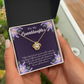 To My Daughter Granddaughter Gift From Heaven Infinity Knot Necklace Message Card-Express Your Love Gifts