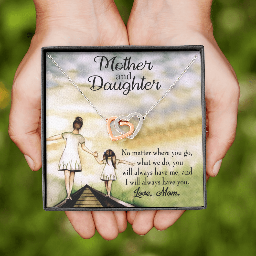 To My Daughter Have Each Other From Mom Inseparable Necklace-Express Your Love Gifts