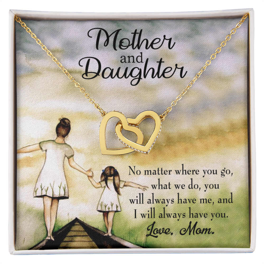 To My Daughter Have Each Other From Mom Inseparable Necklace-Express Your Love Gifts