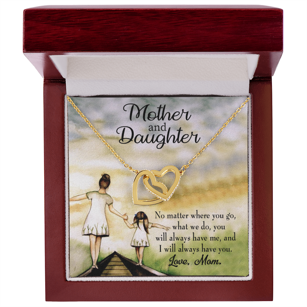 To My Daughter Have Each Other From Mom Inseparable Necklace-Express Your Love Gifts