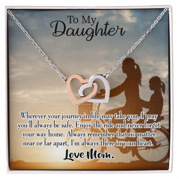Rakva To My Daughter Enjoy The Ride Necklace Gift For Daughter Friends TV  Show Theme Zircon Silver Pendant Set Price in India - Buy Rakva To My  Daughter Enjoy The Ride Necklace