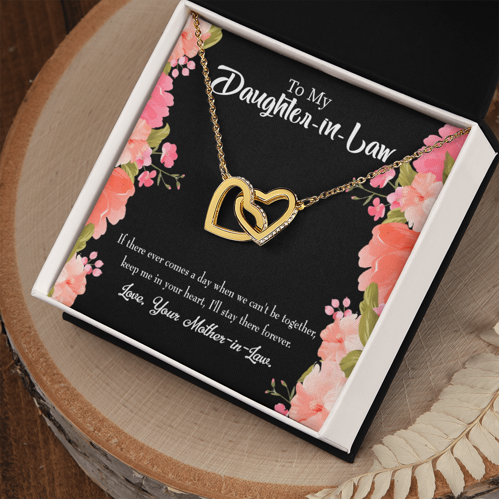 To My Daughter-in-Law Keep in Heart From Mother-in-Law Inseparable Necklace-Express Your Love Gifts